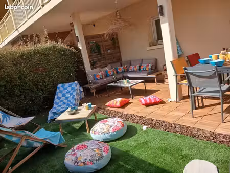 ? prêt à vous accueillir t4 rez-de-jardin  jardinet  dépendance et place de parking dans p