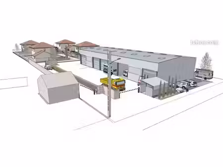 investissement foncier - local industriel avec bureau 720 m2 + 4426m2 de terrain construct