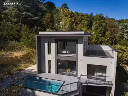 seyssinet-pariset – maison contemporaine 126 m² – piscine – vue panoramique
