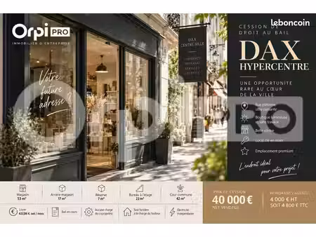 local commercial 105 m²