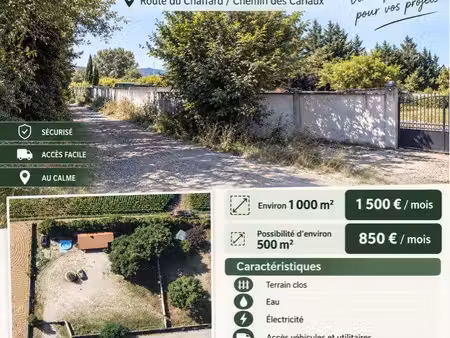 location terrain pour stockage