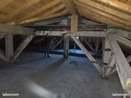 combles aménageables à fort potentiel – 177 m² au sol / 50 m² habitables
