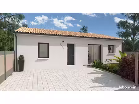 projet de construction d'une maison 66 m² avec terrain à chaumes-en-retz (44)