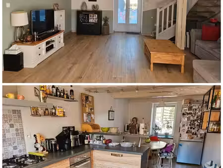 charmante maison réhabilitée avec jardin  terrasse et garage — rivas (secteur veauche)