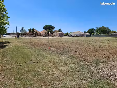 terrain viabilisé 1075m² beaupuy