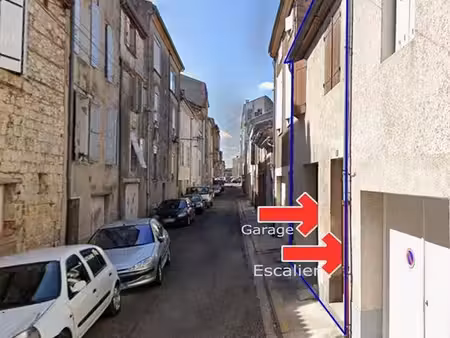 ?️ agen proche gare - maison de ville à renover 102m2 + grand garage - et possibilité suré