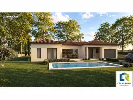 projet de construction d'une maison 110 m² avec terrain à saint-georges-de-baroille (42)