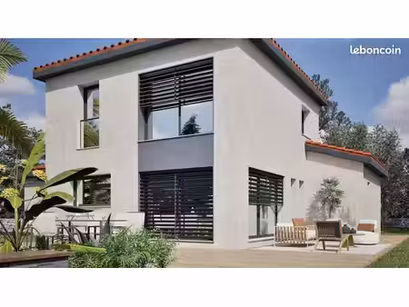 maison contemporaine 4 chambres avec terrain de 1100 m² à veauche (42)