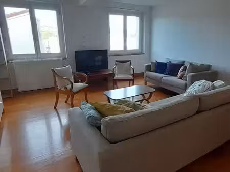 t3 76m² meublé  lumineux et bien isolé - saint-étienne