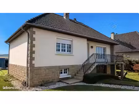 agneaux – maison 77 m² – 2 chambres – sous-sol complet – terrain clos
