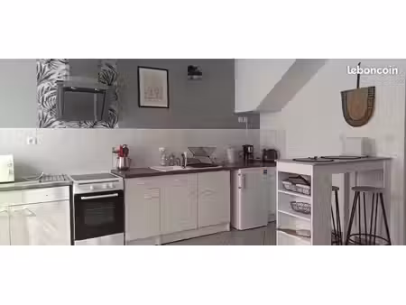 t2 meublé 54m² avec terrasse / idéal mobilité