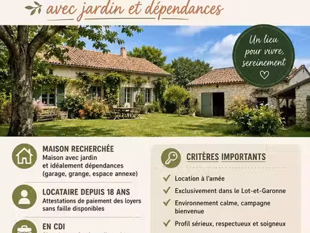 cherche location longue durée