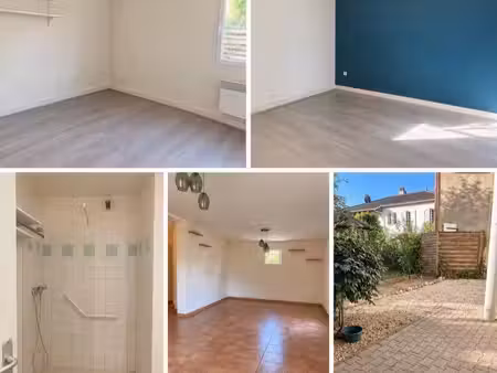t3 avec jardin et parking fermé dans petite copropriété