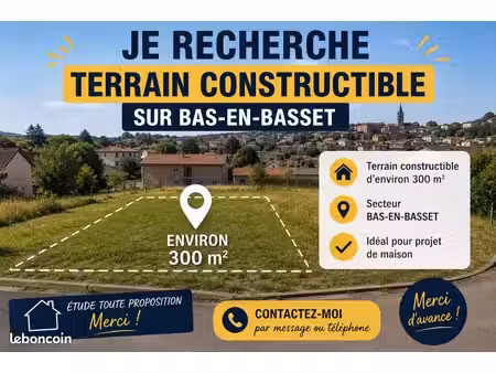 recherche terrain constructible