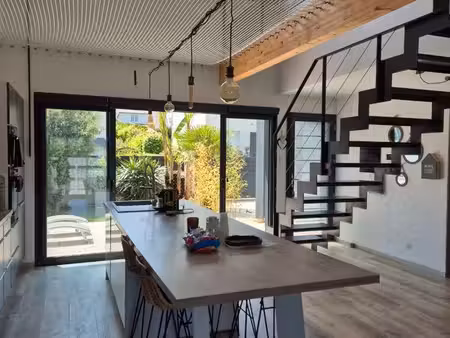 maison bioclimatique meublée 113 m² – 3 ch. – jardin  filet d'habitation – orvault petit c