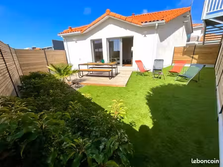 location annuelle maison 2 chambres avec jardin