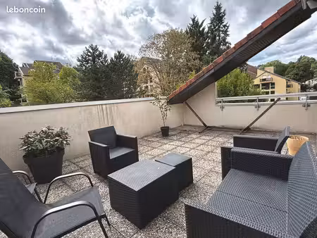appartement villers les nancy 102 m² avec terrasse et 2 garages fermés