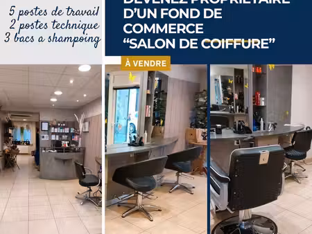 vente salon de coiffure bouzonville/moselle