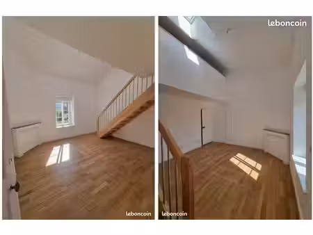 duplex traversant  t2  dans le charme de l'ancien