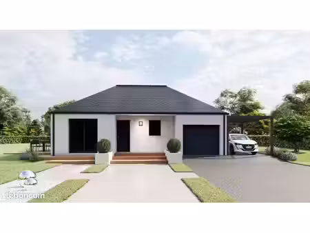 projet de construction d'une maison 89.76 m² avec terrain à villedieu-les-poeles (50)