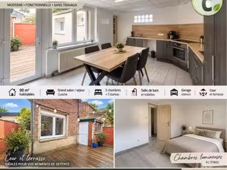 maison 90 m2 cave terrasse