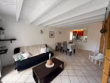 maison 50m2 jardin parking & cave privatifs à theix aux portes de la presqu'ile