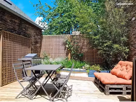 maison 128 m² – 3 chambres – terrasse sans vis-à-vis – guer centre