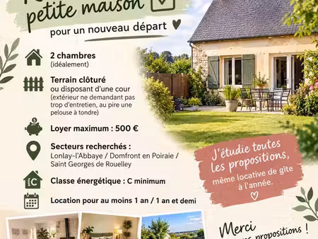 recherche maison à louer