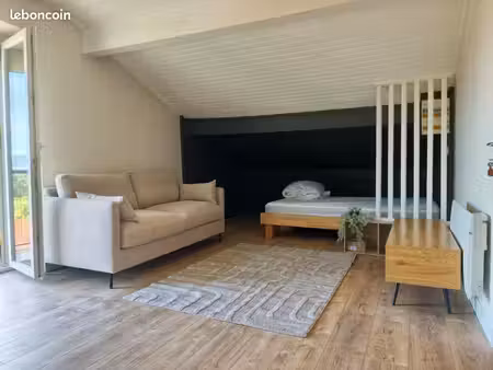 studio meublé 29m² ( 22m² loi carrez)  proche genève