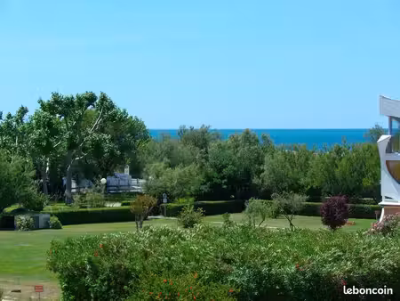 studio 1er ligne vue mer - 100 m de la plage - location du 1er octobre au 15 juin 2027