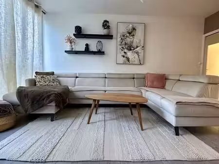 grand t3 meublé 72 m² - séjour double - pont du cens