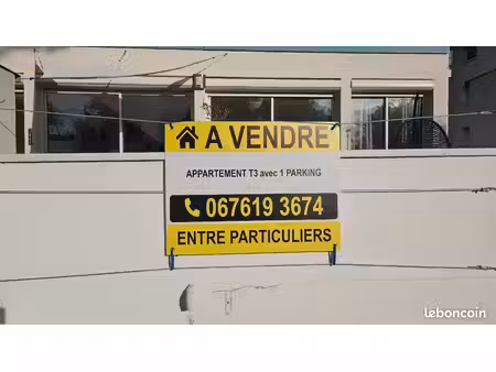 appartement à vendre t3 avec une place de parking privé avenue du tcf à hossegor