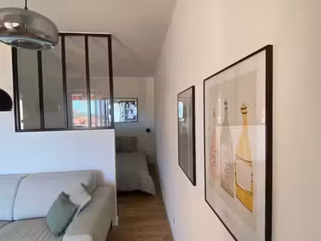t1 meublé 36m2 avec terrasse de 10m2 - residence santa lina