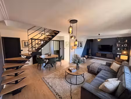 vertou beautour — maison rénovée 150 m² + appartement indépendant 32 m²  jardin 412m2  gar