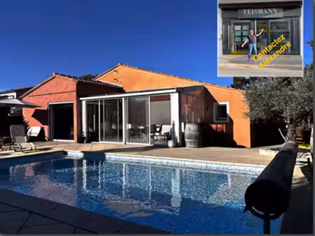 maison plain-pied 3 chbres + bureau sur 700m²