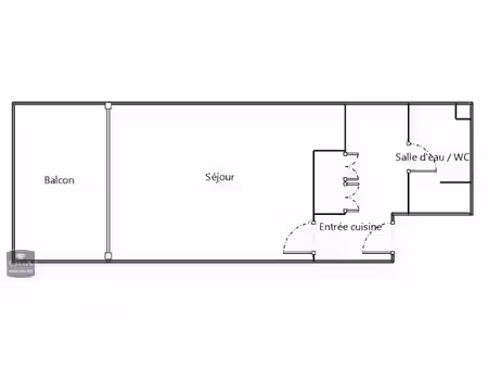 appartement à louer 1 pièce 23.46 m² - montpellier (34) - 580€