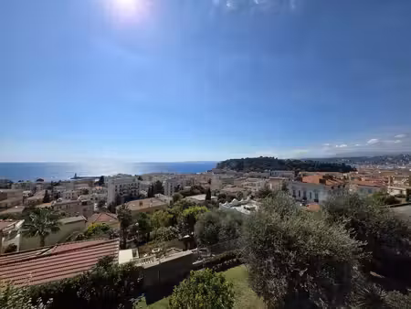 nice – mont boron – 4 pièces 104 m² – terrasse – vue mer panoramique