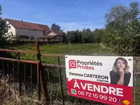 vente terrain 1054 m² à recologne-lès-rioz (70190)  25 000 €