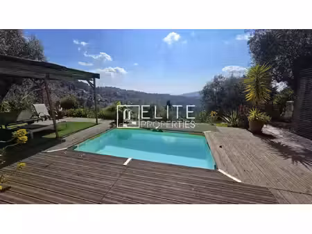 maison 5 pièces de 120 m² + piscine et vue mer panoramique – grasse