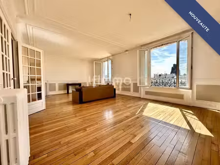 saint mandé sud- appartement familial 108m2-5p/3ch- 2 caves- 5è