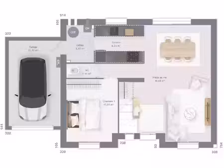 vente maison neuve 6 pièces 100 m² à saint-cosme-en-vairais (72110)  235 800 €