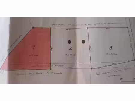 terrain à vendre à tremelo pour € 14.900