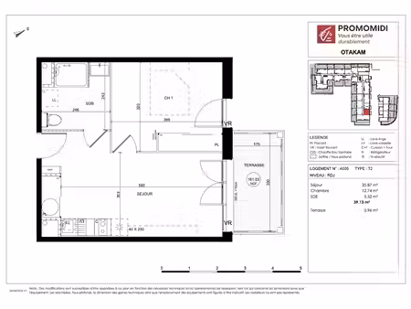 vente appartement 2 pièces 39 m² à l'union (31240)  199 000 €