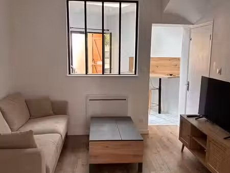 appartement t2 meublé de 37 m² avec jardin et cave - entièrement rénové