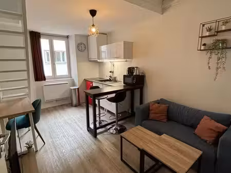 location duplex t2 meublé caen rue damozanne / quartier la haie vigné