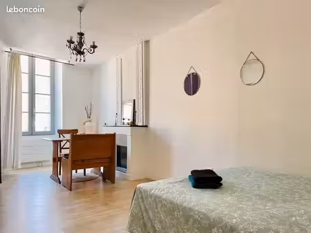 studio meublé rénové – centre-ville de langon