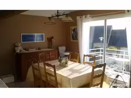 le calme et la mer à 800m  location année appartement meublé 60 m2 kairon st pair sur mer