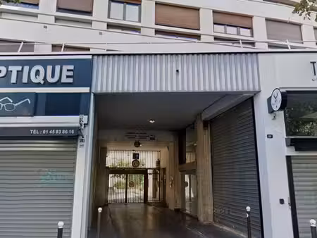 parking à louer au 52 avenue de choisy 75013 paris