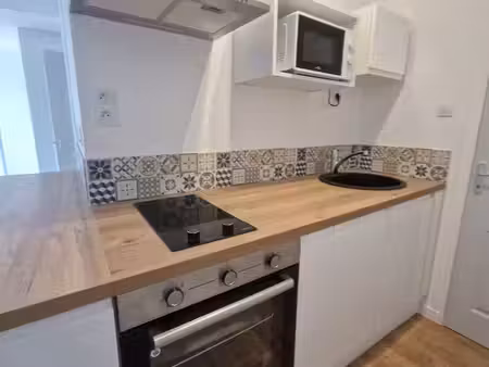 a louer - appartement t2 rénové avec jardin privatif et parking calonne ricouart