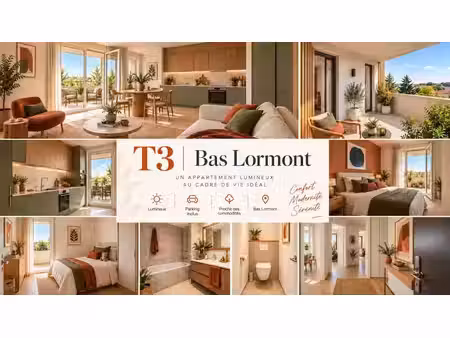 vente appartement 3 pièces 66 m² à lormont (33310)  252 908 €